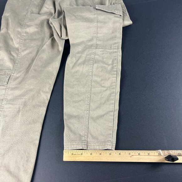 PrAna Pants Women's 34x30* Low Rise Cargo Tan Faded Hiking Stretch Tag 10 - Picture 11 of 16